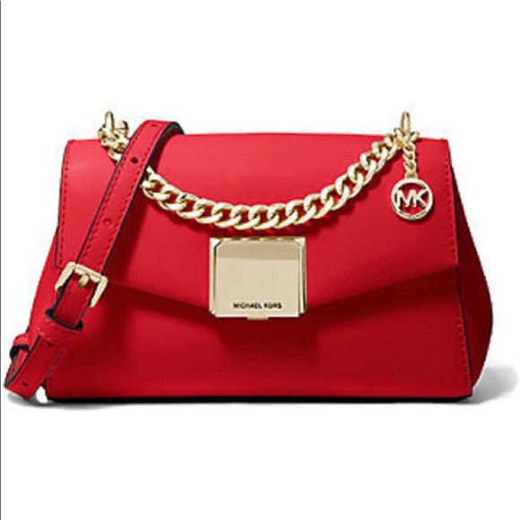Michael Kors Handbags - Lita Small Leather Crossbody Bag